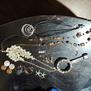 Bundle of costume jewelry